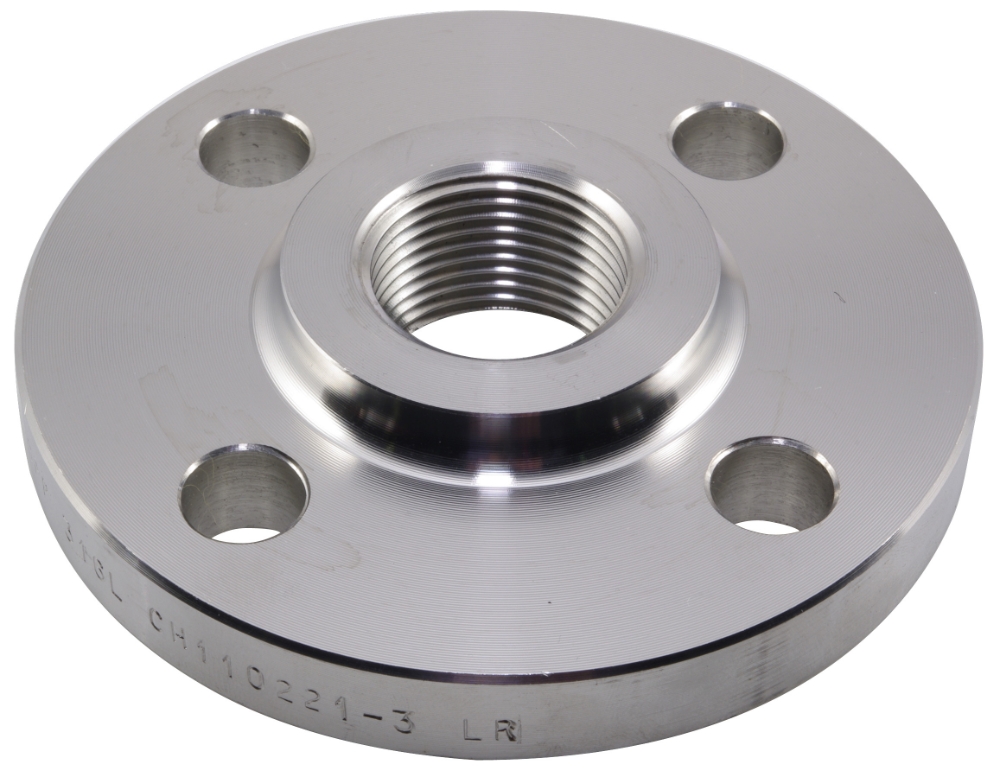 12 Bspp Pn16 Type 13 Raised Face Bossed Screwed Flange 316l Stainless