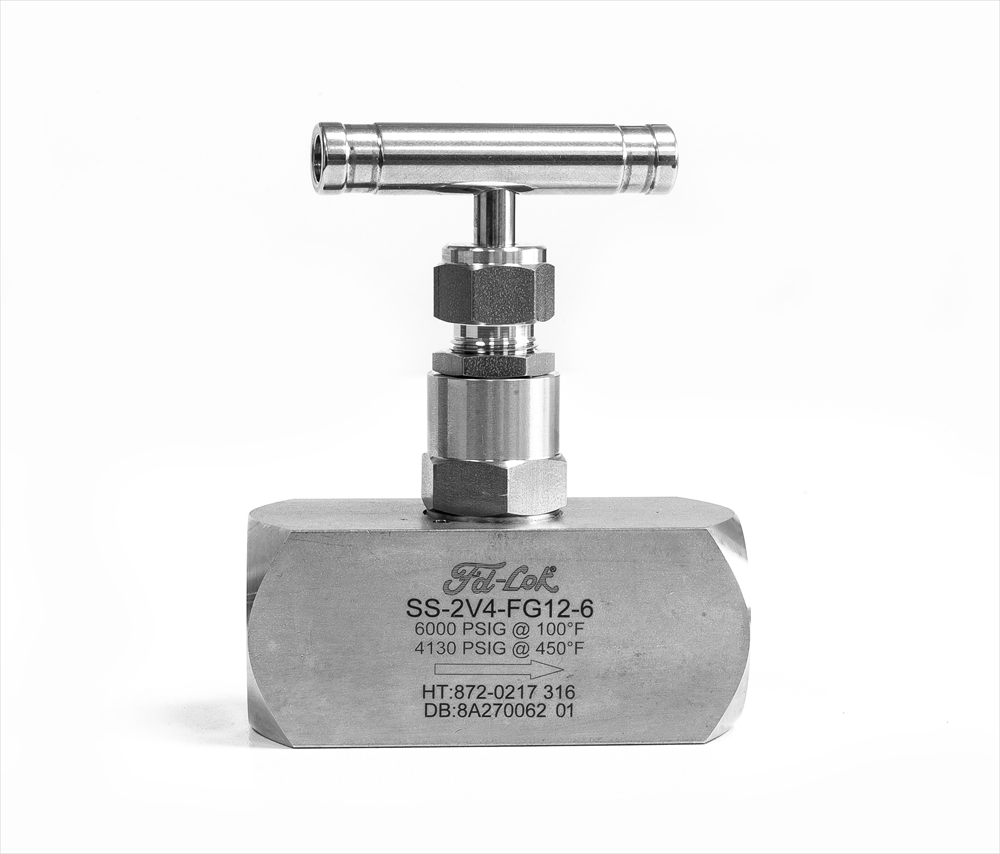 1NPT Stainless Steel 316 Needle Valve 6000 PSI 1NPT Stainless Steel 316 Needle Valve 6000 PSI