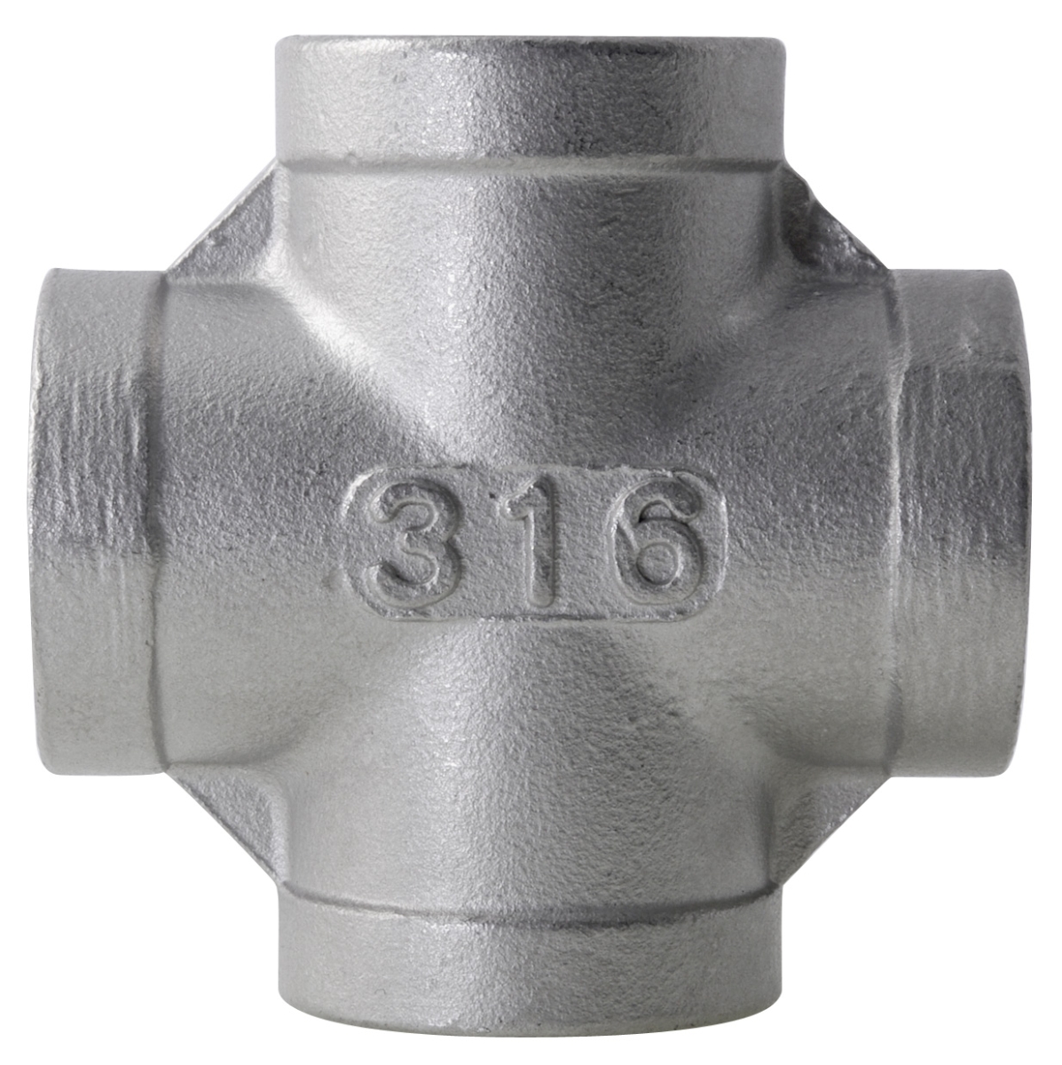 1" BSP Cross 316 Stainless Steel 150LB Pipe Fitting