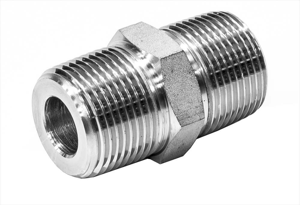 ALUIDS Stainless Steel Close Nipple 1/2 NPT C9500 ALUIDS Stainless Steel Close Nipple 1/2 NPT C9500